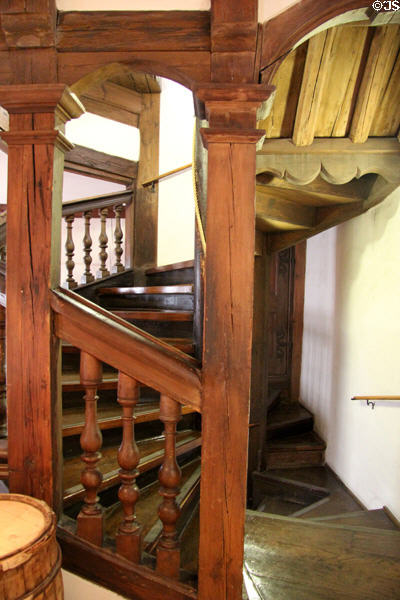 Staircase at Fembohaus City Museum. Nuremberg, Germany.