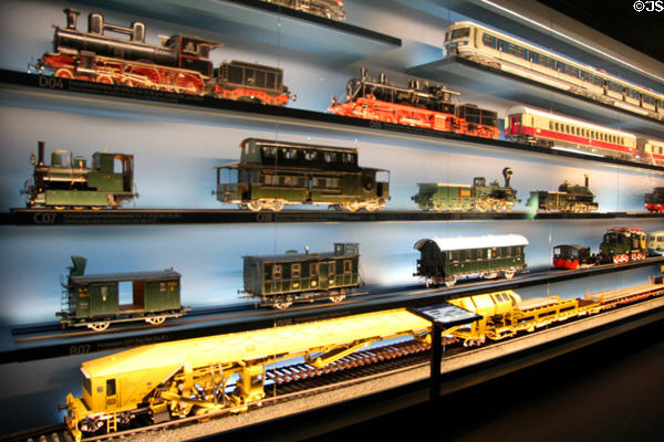 Model railroad collection at Nuremberg Transport Museum. Nuremberg, Germany.