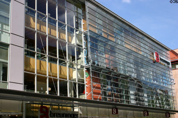 Department store on Karolinenstraße. Nuremberg, Germany.
