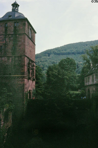 Tower of Heidelberg Castle. Heidelberg, Germany.