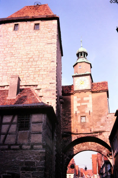 Rödertor. Rothenburg ob der Tauber, Germany.