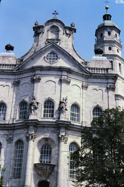 Neresheim Abbey (1747-92) last work of Balthasar Neumann. Germany. Architect: Balthasar Neumann.