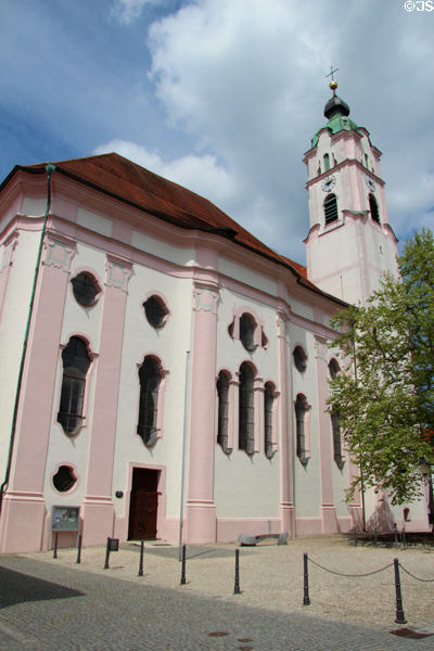 Liebfrauenkirche (aka Church of Our Lady) (1736). Günzburg, Germany. Style: Rococo. Architect: Dominikus Zimmermann.
