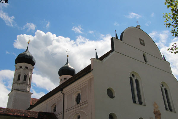 Roofline of Benediktbeuern Abbey. Germany.