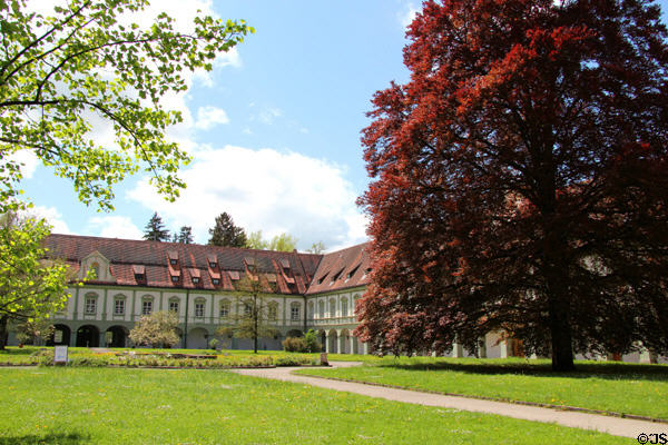 Grounds of Benediktbeuern Abbey. Germany.