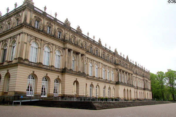 Herrenchiemsee New Palace (1878-86) on Herreninsel built by King Ludwig II. Chiemsee, Germany.