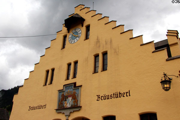 Brewery in Hohenschwangau. Füssen, Germany.