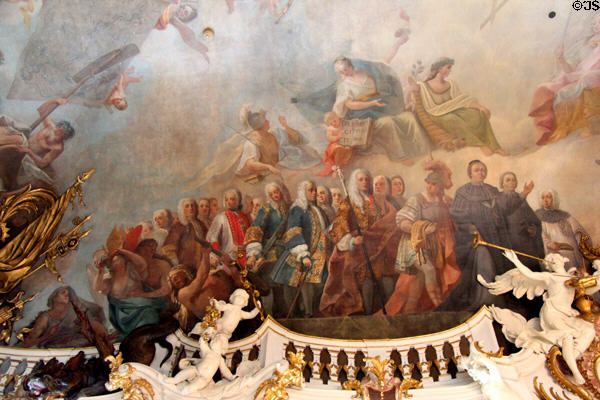 Painting by Franz Georg Herrman at Kempten Residenz. Kempten, Germany.