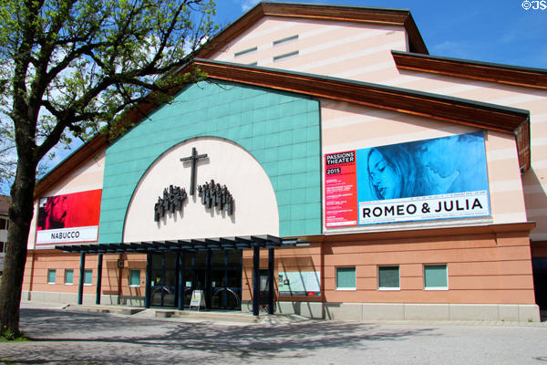 Oberammergau theater used for Passion Play & other productions. Oberammergau, Germany.
