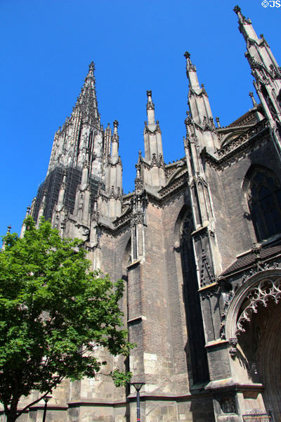 Ulm Münster spires. Ulm, Germany.