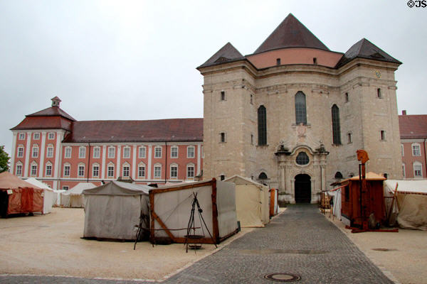 Kloster Wiblingen (founded 11thC, rebuilt 18thC) (aka Wiblingen Benedictine Abbey) located on outskirts of Ulm. Ulm, Germany. Architect: Christian Wiedemann.