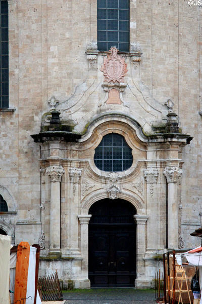Doorway to Kloster Wiblingen. Ulm, Germany.
