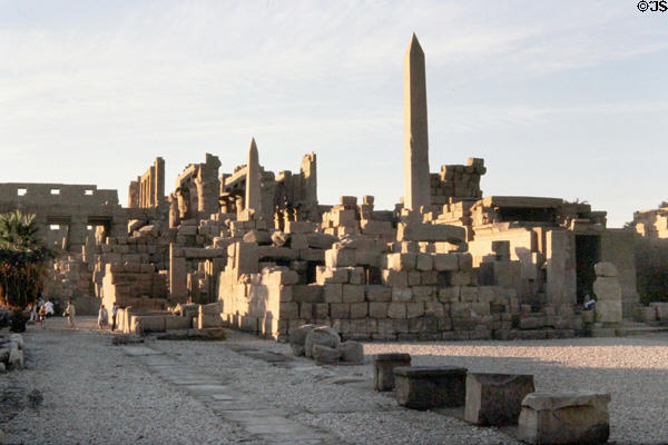 Overview of Temple of Karnak. Egypt.