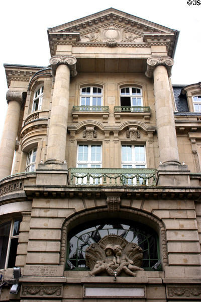 Building (1913-14) built by Germans when Metz part of German empire. Metz, France.