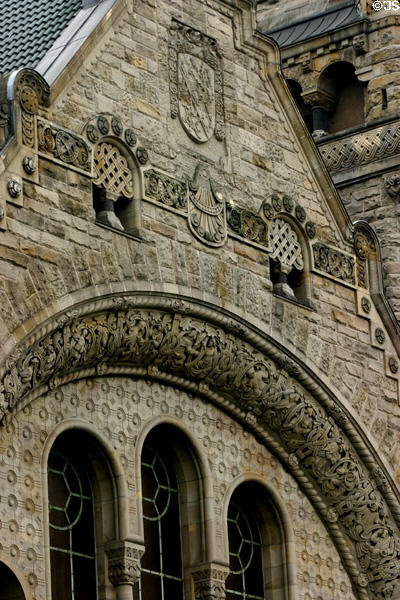 Rail station facade. Metz, France.