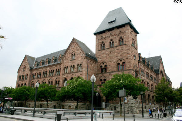 German-built post office. Metz, France. Style: Rhenisch neo-Romanesque.