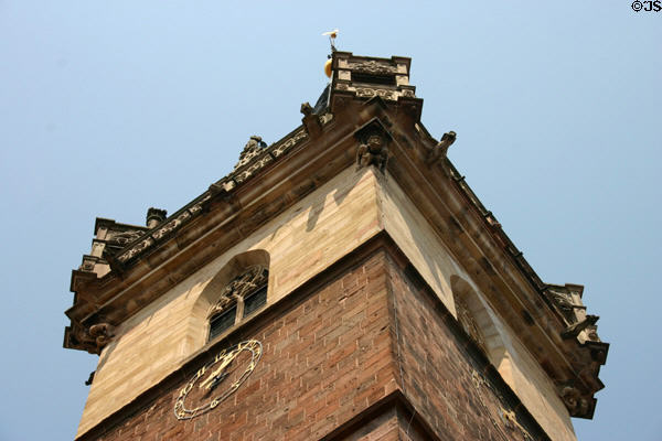 Upper structure of Kapellturm. Obernai, France.