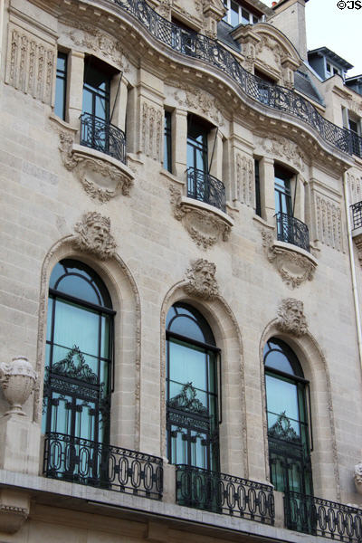 Typical mansion in Marais. Paris, France.