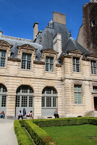 Garden of Hotel de Sully. Paris, France.