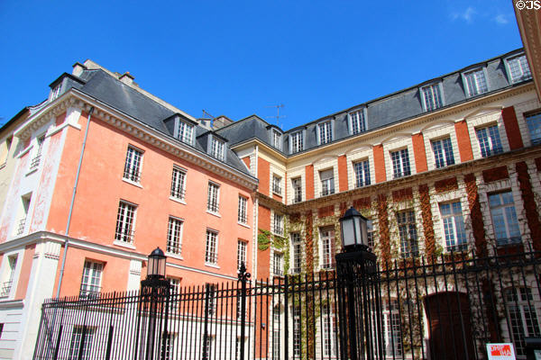 German Historical Institute building (8 Rue du Parc Royal). Paris, France.