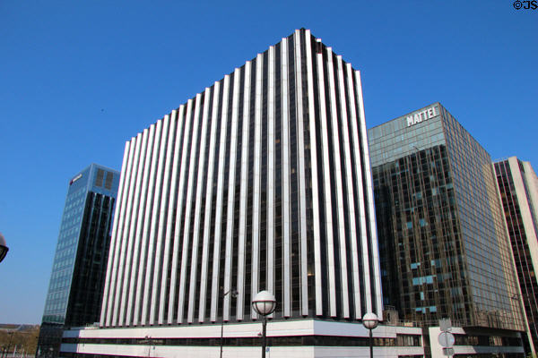 Modern office buildings around Gare de Lyon. Paris, France.