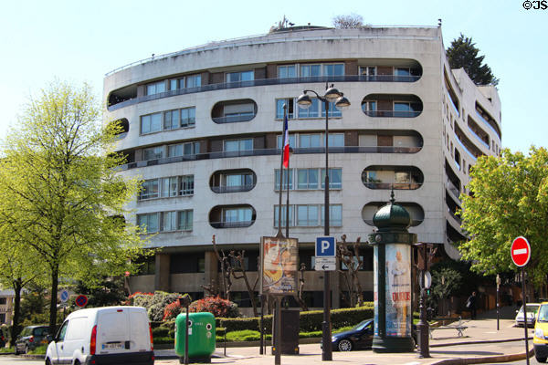Passy-Kennedy Building host to several radio stations. Paris, France.