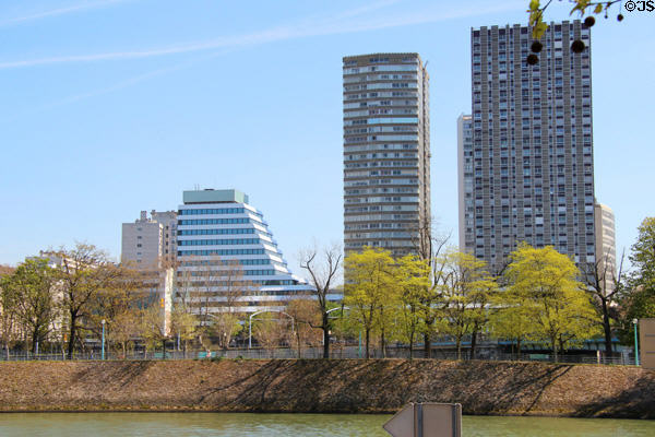 Grenelle area tower residences. Paris, France.