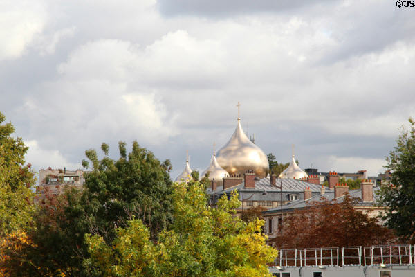 Cathédrale de la Sainte-Trinité Russian Orthodox Church (1 Quai Branly). Paris, France.