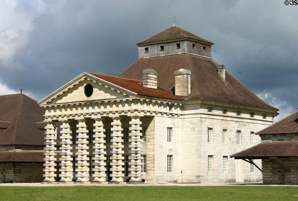 Saline Royale director's house. Arc-et-Senans, France. Architect: Claude-Nicolas Ledoux.