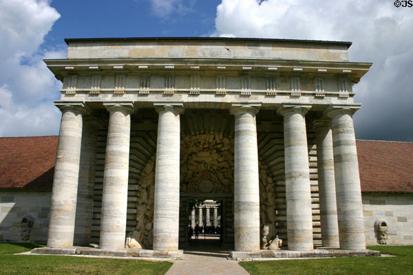 Gate house of Saline Royale. Arc-et-Senans, France.