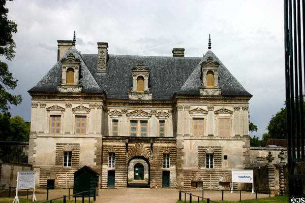Portal of Chateau de Tanlay with rustication. Tonnerre, France.