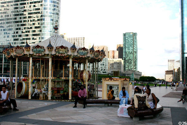 Carousel at La Défense. Paris, France.