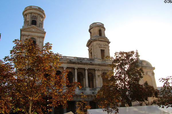St-Sulpice church (1646-1870). Paris, France. Style: Baroque. Architect: Daniel Gittard.