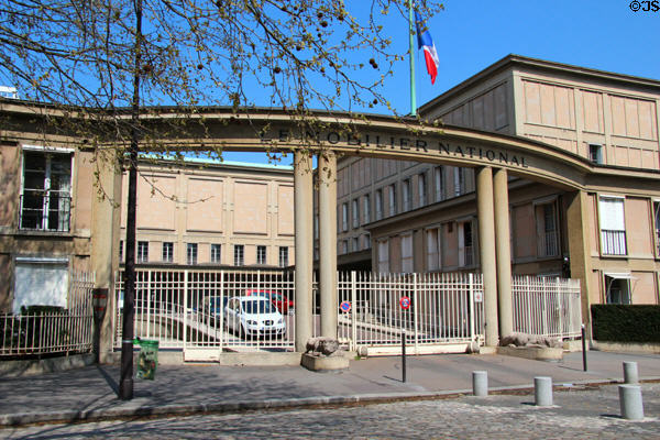 Mobilier National (1934) (1 Rue Berbier du Mets) warehouse & workshop for French state furniture collection near Gobelins Manufactory. Paris, France. Architect: Auguste Perret.