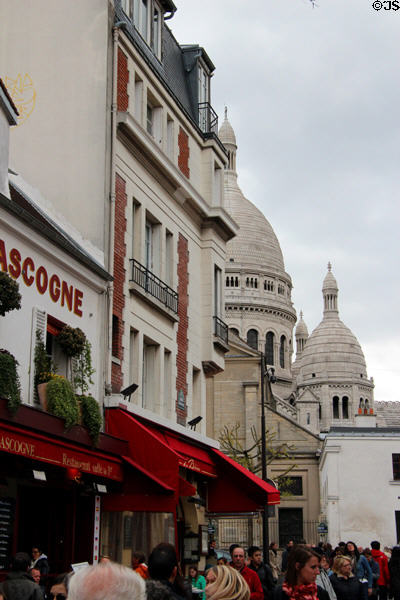 Montmartre streetscape. Paris, France.