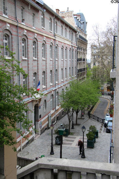 Neighborhood on Montmartre. Paris, France.