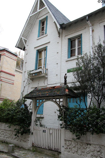 House on Montmartre. Paris, France.