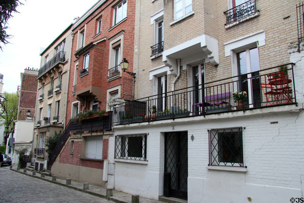 Apartments on Montmartre. Paris, France.