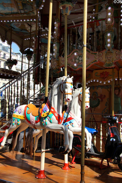 Carousel at Paris City Hall. Paris, France.