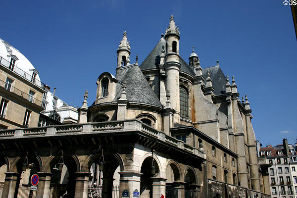 Temple protestant de l'Oratoire du Louvre (1745) (rue Rivoli). Paris, France. Architect: Jacques Lemercier, Clément Métezeau, Pierre Caqué.