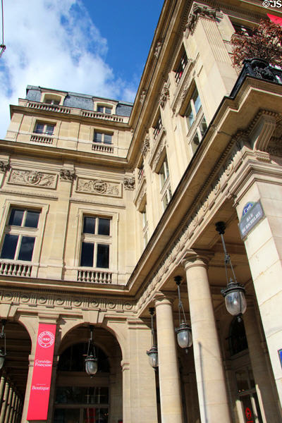 Comedie Français (1790) (2 rue de Richelieu). Paris, France. Style: Neoclassical. Architect: Victor Louis et al.