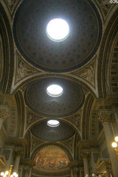 Interior at Église de la Madeleine. Paris, France.