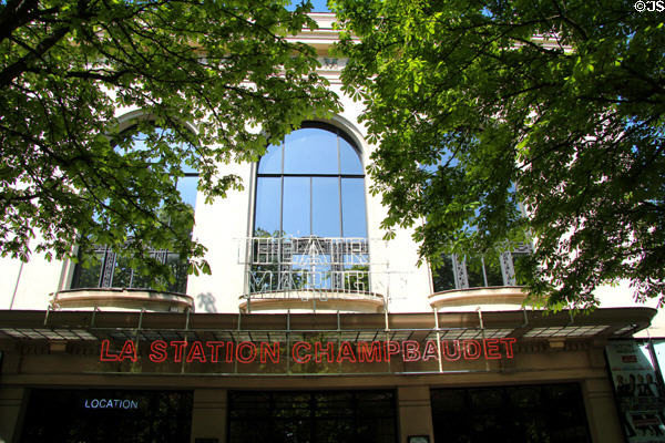 Theatre Marigny (1885) in Jardins des Champs Elysees. Paris, France.