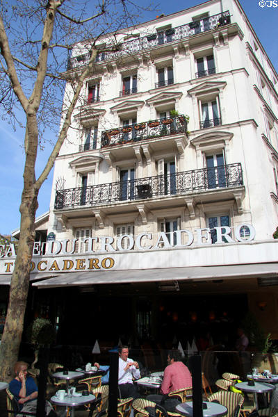 Place du Trocadéro cafe. Paris, France.