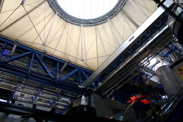 Atrium of City of Science and Industry at Parc de la Villette. Paris, France.