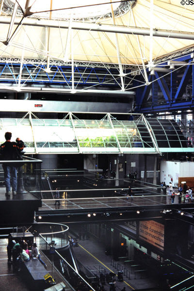 Display levels of City of Science and Industry at Parc de la Villette. Paris, France.