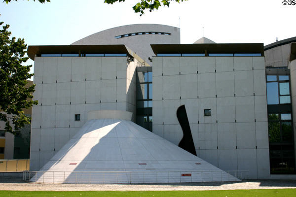 Cité de la musique (City of Music) a museum of historical musical instruments with a concert hall at Parc de la Villette. Paris, France.