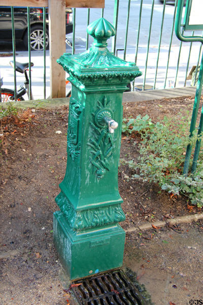 Water fountain used in Paris made by G.H.M. of Sommevoire. Paris, France.