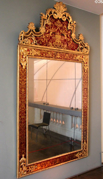 Mirror (c1700-10) by Manuf. royale de Saint-Gobain of Paris at Museum of Decorative Arts. Paris, France.