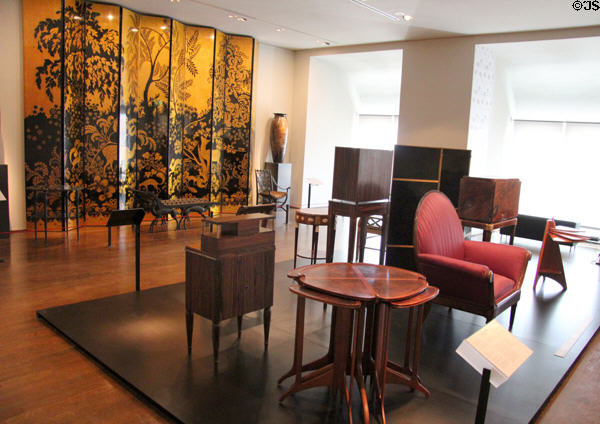 Art Deco gallery at Museum of Decorative Arts. Paris, France.